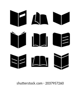 book icon or logo isolated sign symbol vector illustration - Collection of high quality black style vector icons
