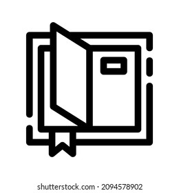 book icon or logo isolated sign symbol vector illustration - high quality black style vector icons

