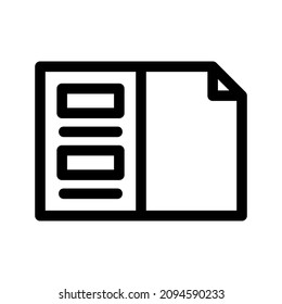 book icon or logo isolated sign symbol vector illustration - high quality black style vector icons
