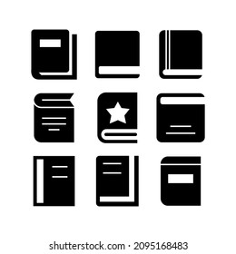 book icon or logo isolated sign symbol vector illustration - Collection of high quality black style vector icons
