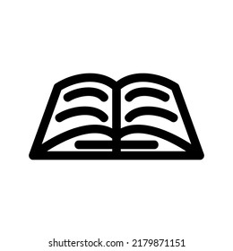 book icon or logo isolated sign symbol vector illustration - high quality black style vector icons
