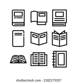 book icon or logo isolated sign symbol vector illustration - Collection of high quality black style vector icons
