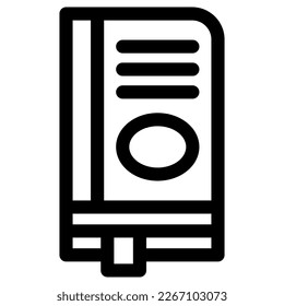 book icon or logo isolated sign symbol vector illustration - high quality black style vector icons
