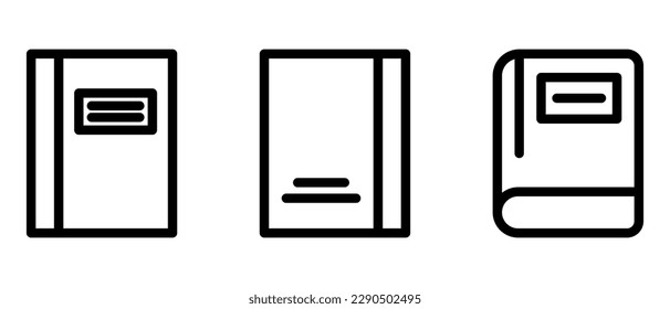 book icon or logo isolated sign symbol vector illustration - high quality black style vector icons