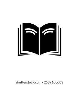 Book icon logo sign set vector outline