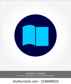 book icon logo template