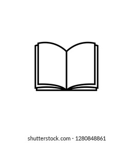 Book icon logo vector design