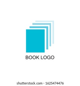 book icon logo vector design