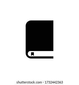 Icono de libro. Ilustración vectorial de logotipo.