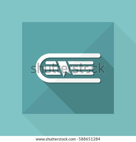 Book icon - Minimal vector icon