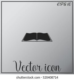 Book icon on a plinth