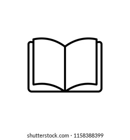 book icon on white background