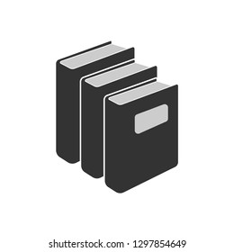 Book Icon on White Background for Graphic and Web Design. Education Element & Simple Vector Sign. Internet Concept. Trendy Symbol for Website Design Web Button or Mobile App.