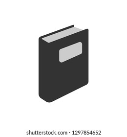 Book Icon on White Background for Graphic and Web Design. Education Element & Simple Vector Sign. Internet Concept. Trendy Symbol for Website Design Web Button or Mobile App.
