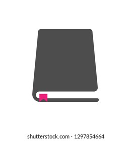 Book Icon on White Background for Graphic and Web Design. Education Element & Simple Vector Sign. Internet Concept. Trendy Symbol for Website Design Web Button or Mobile App.