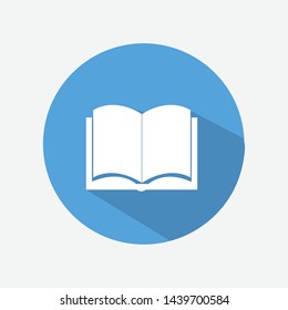 Book icon on white background.