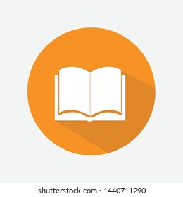 Book icon on white background.