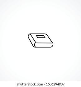 book icon on white background. book icon on white background. book icon on white background. 