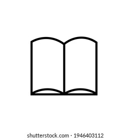 Book icon on a white background