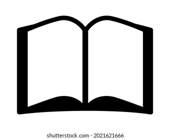 book icon on white background