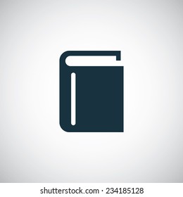 book icon on white background 