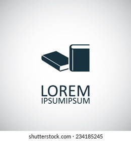 book icon on white background 