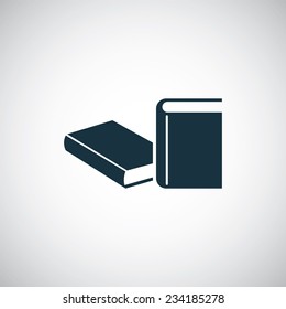 book icon on white background 