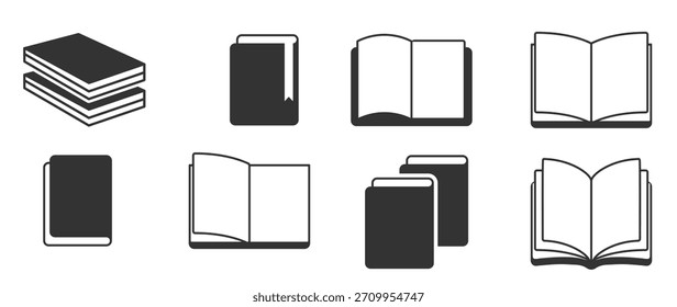 book icon on white background