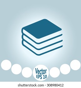 book icon on white background