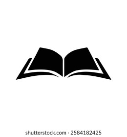 Book Icon. Open Book Illustration. Literary Books. Textbooks.