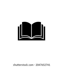 Book icon. open book sign and symbol. ebook icon