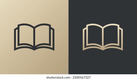 Icono de libro. Abra el símbolo del libro. Lea el ícono del Vector de instrucciones. Signo manual del usuario. Aislado sobre fondo blanco.