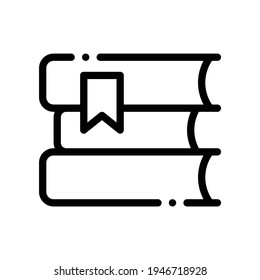 book icon in outline style