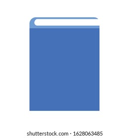 book icon over white background, vector illustration