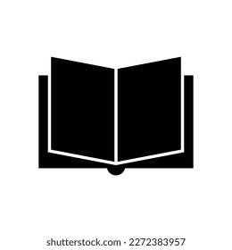 icono de libro, vector de página, ilustración de lectura