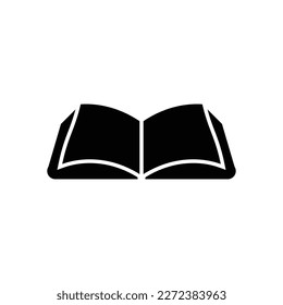 icono de libro, vector de página, ilustración de lectura