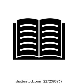 book icon, page vector, read illustration