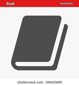 Book Icon. Professional, pixel perfect icons optimized for both large and small resolutions. EPS 8 format.