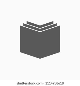 book icon, read vector