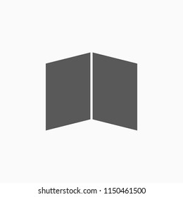 book icon, read vector