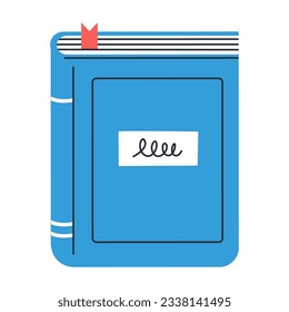 Book icon. Reading. Back to school. Vector illustration.
