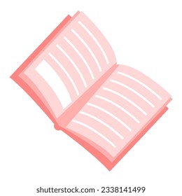 Book icon. Reading. Back to school. Vector illustration.