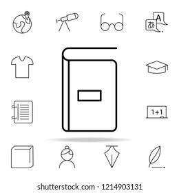 book icon. school icons universal set for web and mobile