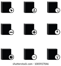 book icon set