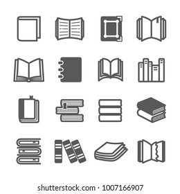 Book Icon Set