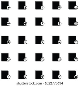 book icon set