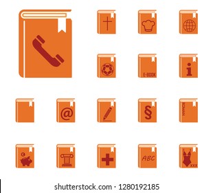 book icon set