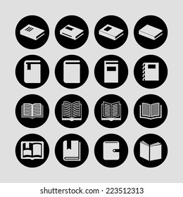 book icon set
