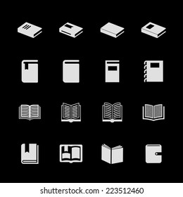 book icon set