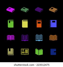 book icon set